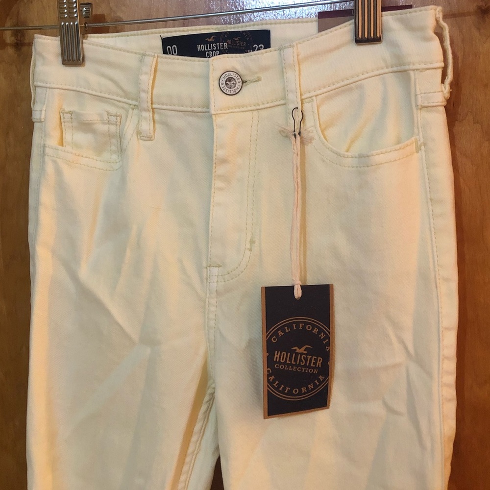 Hollister High Rise Crop Super Skinny Jeans NWT - Picture 4 of 9